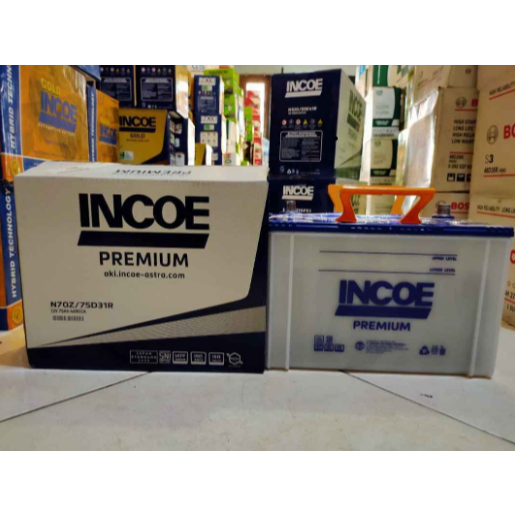 AKI INCOE PREMIUM N70Z / 75D31R , 75 AH ASTRA OTOPARTS