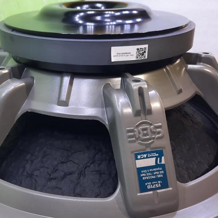 SPEAKER ACR 15710 DELUXE 15in 15inch 15710 DLX SUBWOOFER 1800 Watt 15 Inch (SILVER)