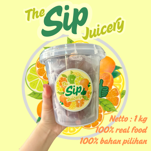 THE SIP JUICERY KIETNA SEMBOI SIRUP 1000 GRAM halal sonkit jeruk kasturi kiamboy kiamboi vitamin c k