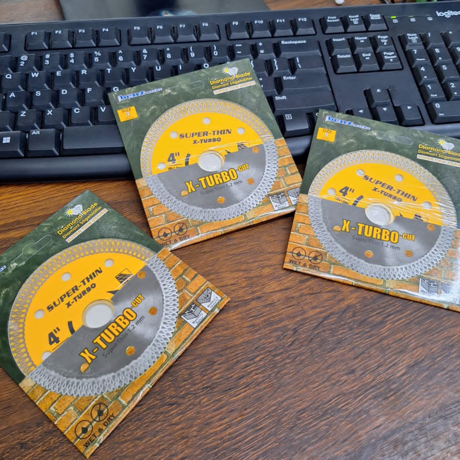 Benz X-Turbo Diamond Wheel 4" Wet/Dry Granit