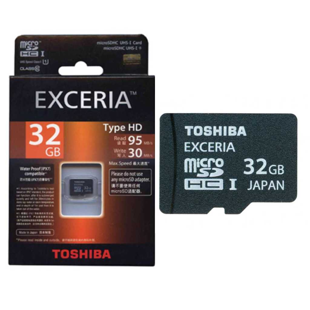 Memori microSDHC Toshiba EXCERIA 32GB