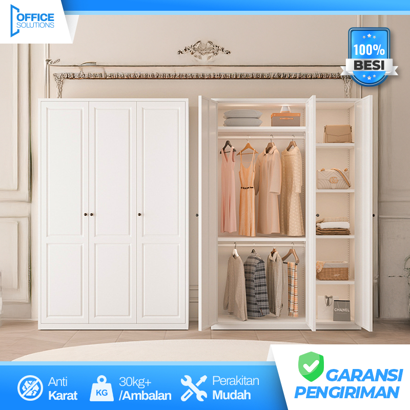 Wardrobe Lemari Pakaian Gantung Lemari Baju Lemari Besi Pakaian Lemari Baju Besi Minimalis