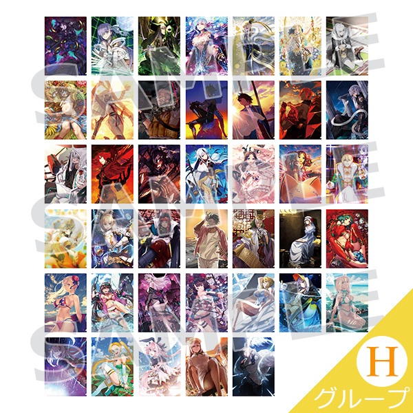Fate Grand Order FGO Servant Art Chronicle FA Exhibition A4 Clearfile Clear File Morgan Melusine Obe