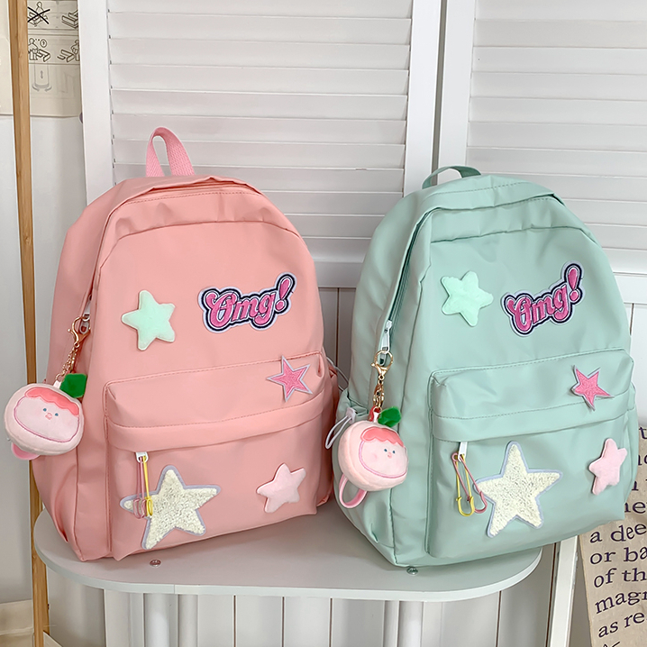Back Pack Tas Viral Korea Style Tas Rengsel Kasual Bekpek Anti Air Tas Ransel Wanita Ransel Wanita T