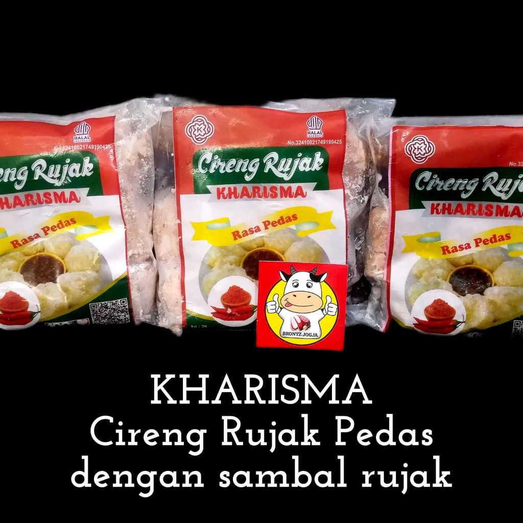 KHARISMA CIRENG RUJAK PEDAS DENGAN SAMBAL RUJAK ISI 20PCS-FROZEN FOOD-BRONTZ JOGJA