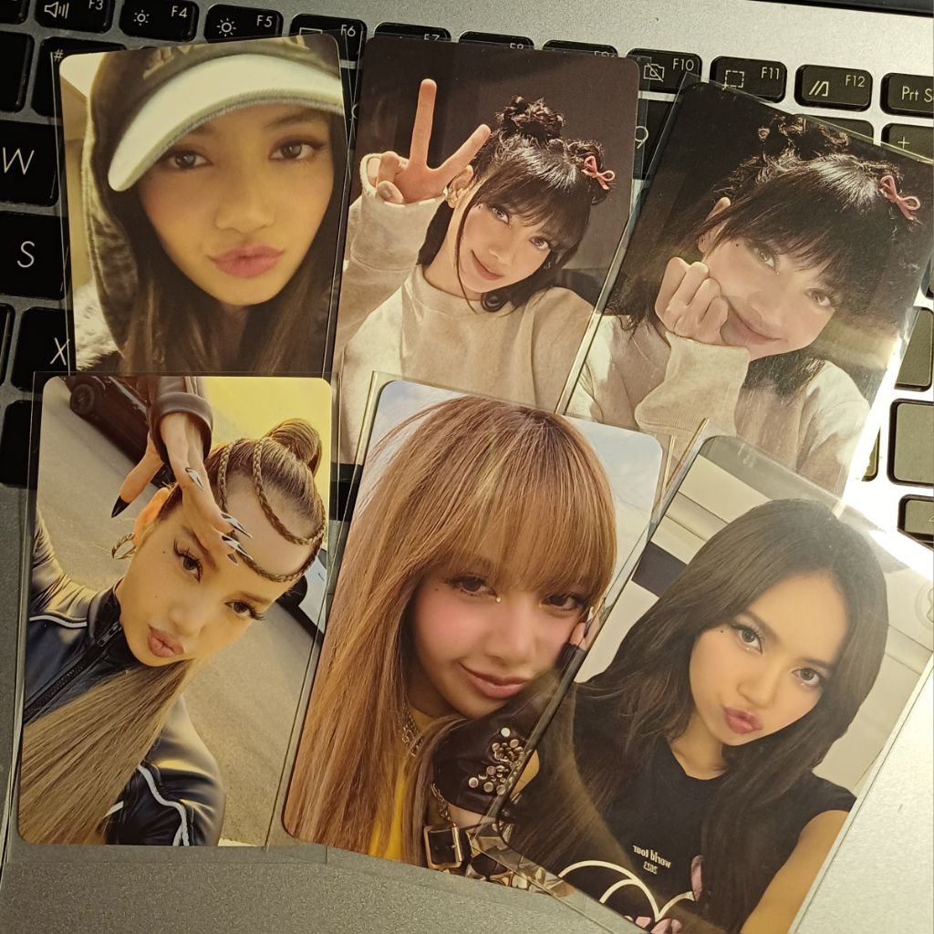 official Lisa blackpink MD jump photocard — 0327, pob benefit deadline 50k won jisoo rosé jennie poc