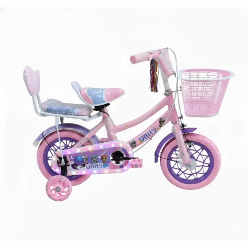 Sepeda Cewe Unity Bicycle 12'' Mini Eva Music