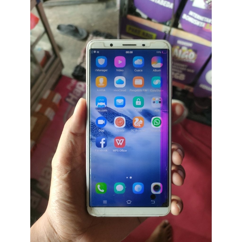 vivo y17 ram 2/16 normal minus lcd sentuh normal