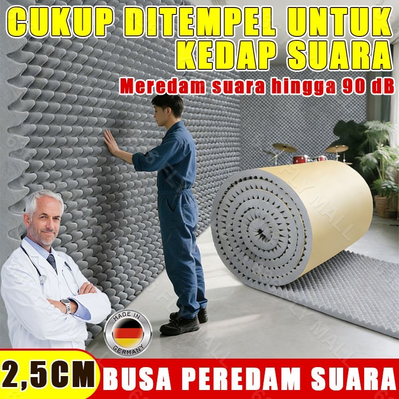 Busa peredam suara piramid Peredam ruangan kamar Ketebalan 2,5 cm Peredam bising super Busa peredam 