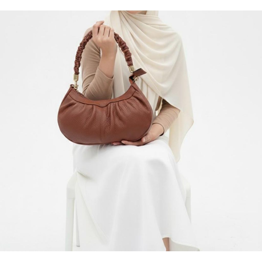 113. Tas Pesta  Wanita  Kulit Asli Tas Cangklong Tenteng Kondangan  Mini Cantik Murah