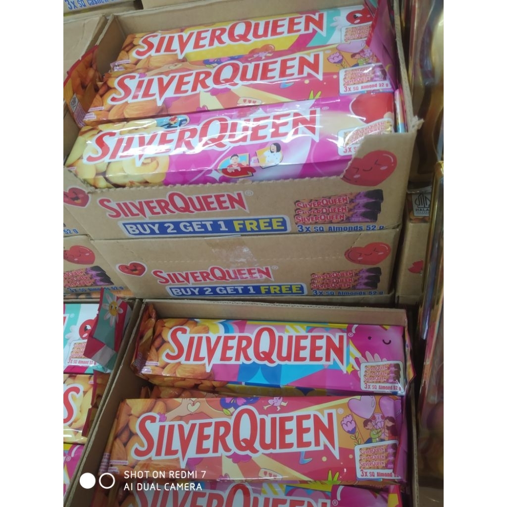 Silverqueen Milk Chocolate Buy 2get1 Free Coklat Batang / Coklat Susu
