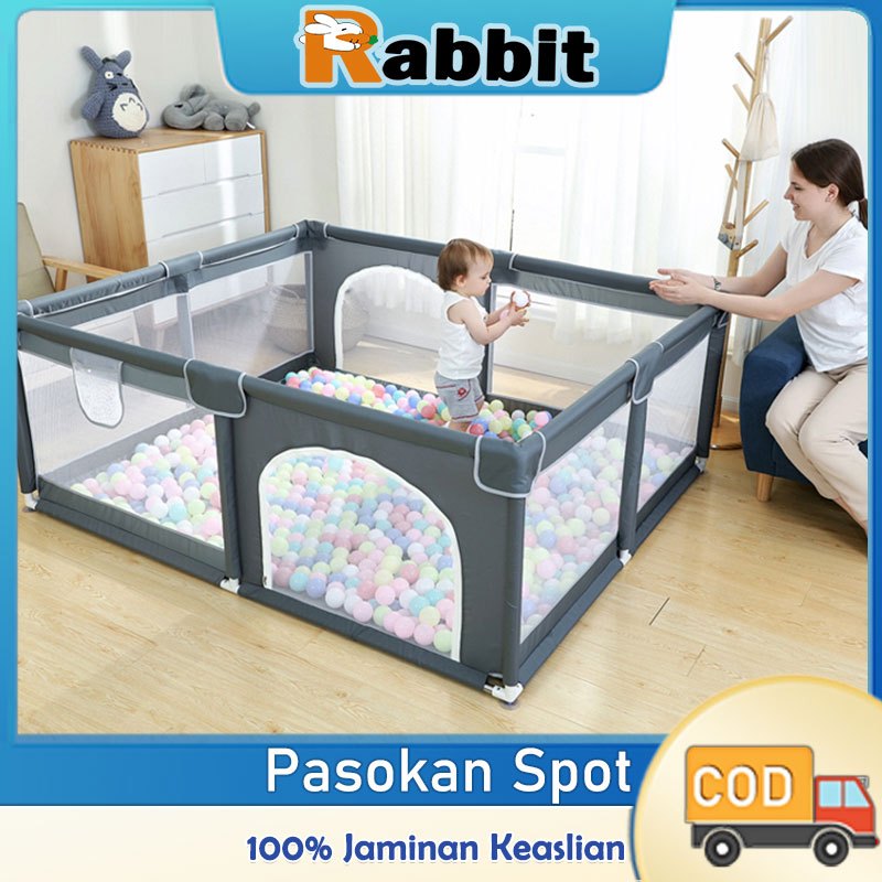 Rabbit Baby Pagar Bayi Bermain Playpen Pagar Pengaman Bayi Tempat Bermain Anak Pagar Mainan Anak Pag