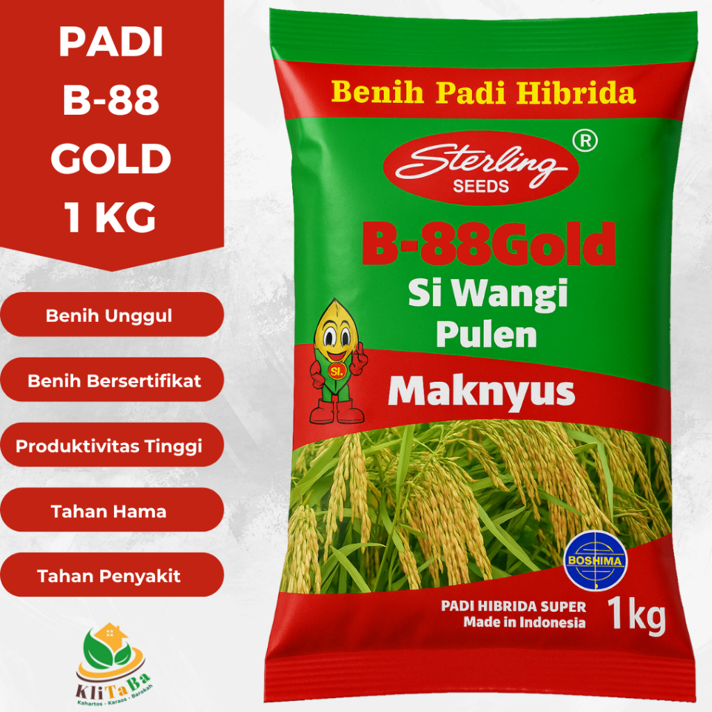 Benih Padi B 88 Gold 1 kg - Sterling