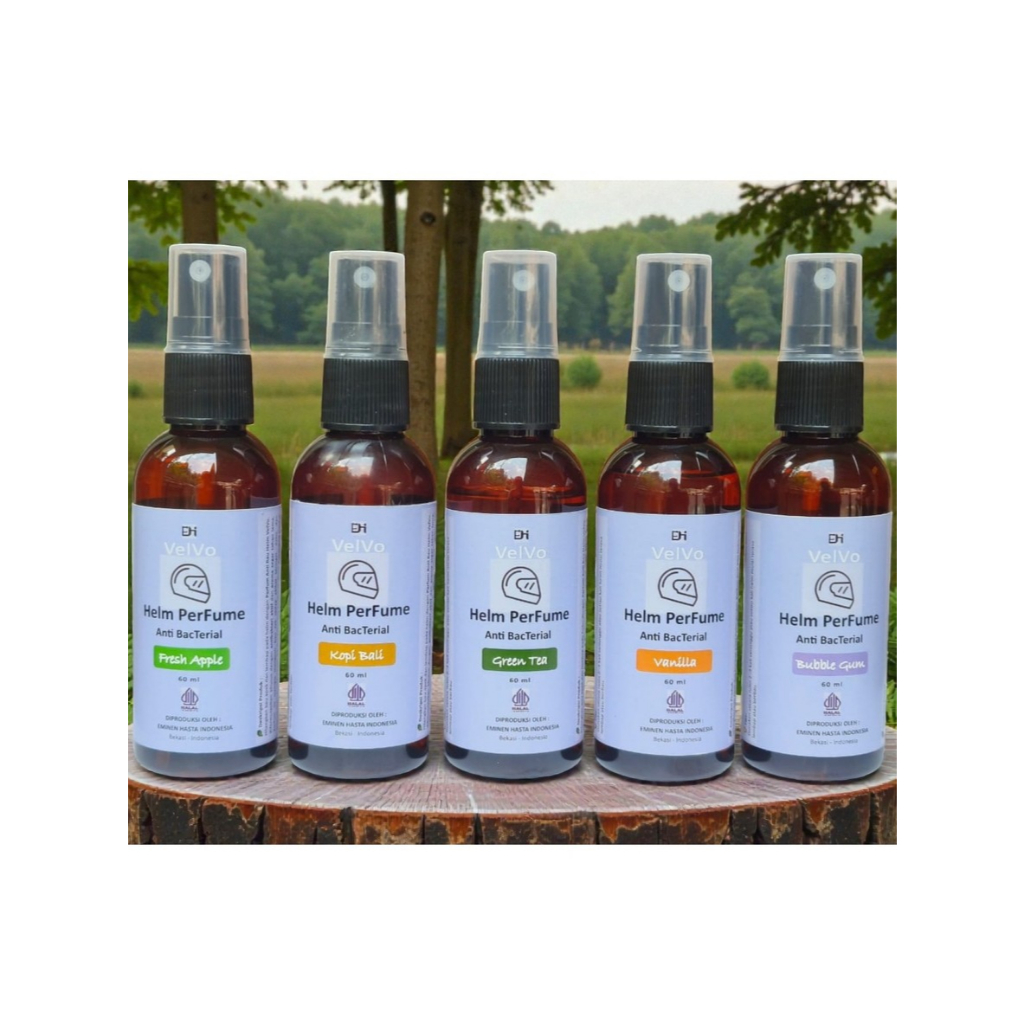 Velvo Parfum Helm Jaket Anti Bau Apek Anti Jamur Anti Bakteri dan Virus 60ml