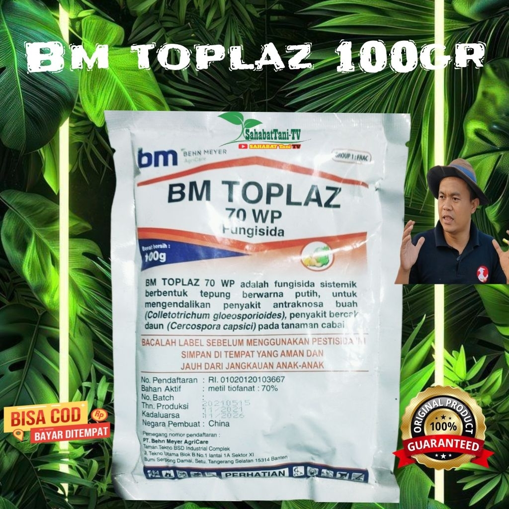 FUNGISIDA BM TOPLAZ 100GR 70WP