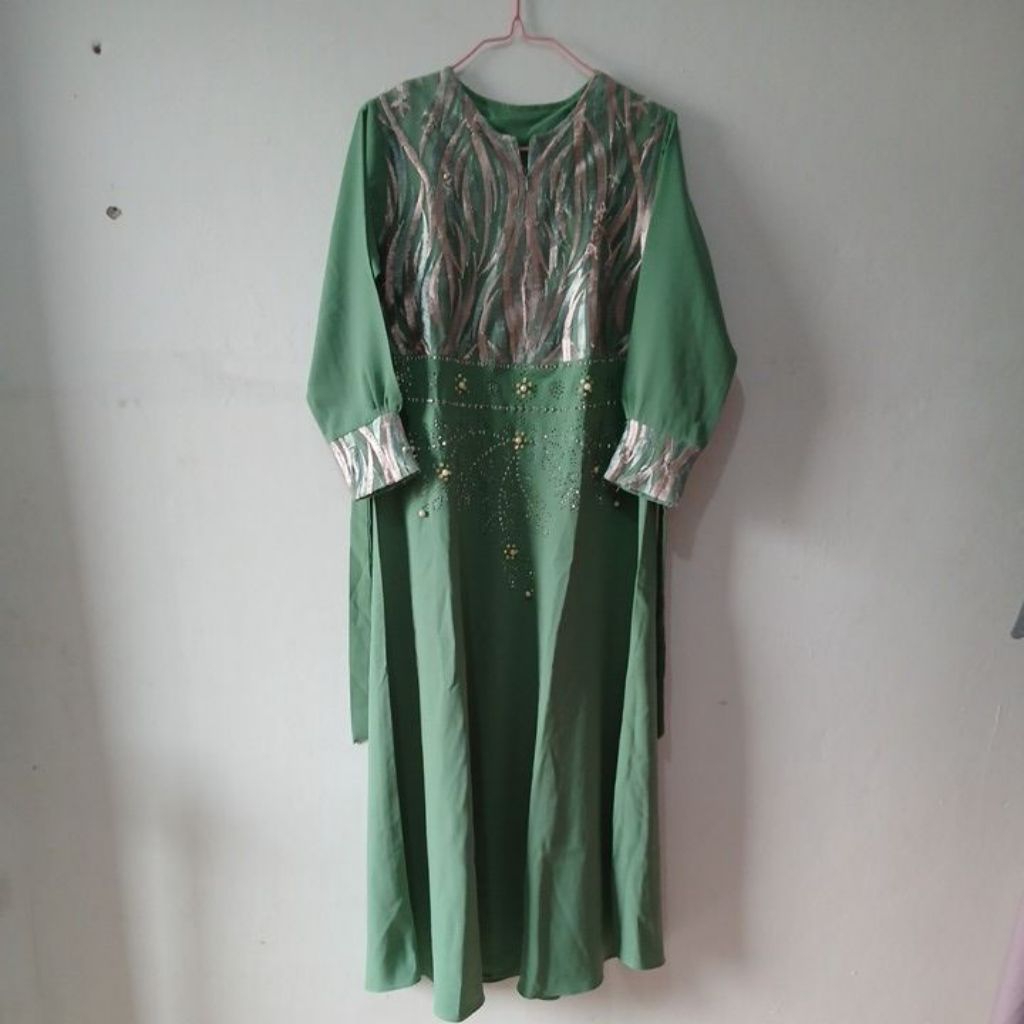 Gamis anak prelove usia 10-11 tahun dan perkiraan anak 12 tahun