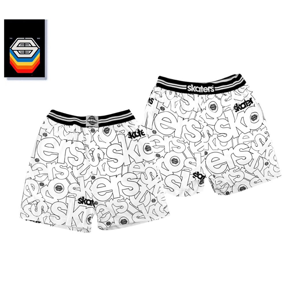 Boxer Skaters Printing Putih ZA037