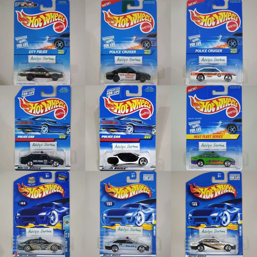 hotwheels hot wheels police car police cruiser roll patrol heat fleet series highway 35 planet state