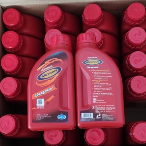 Oli Mesran Super 800ml Sae 20w-50 Oli Mesin Pertamina Mesran Super 0.8L 1 Dus 24pcs Original