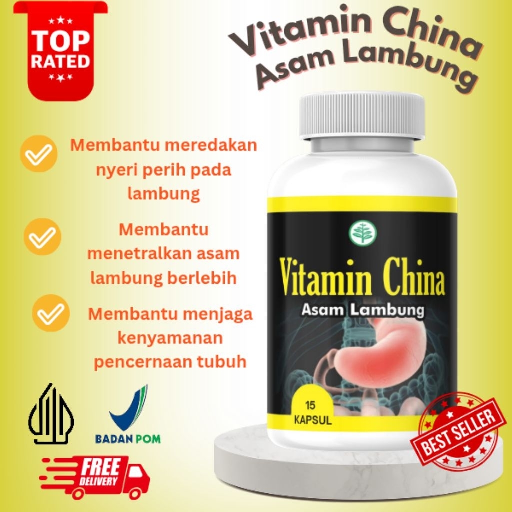 Vitamin Cina untuk mengatasi permasalahan Asam Lambung