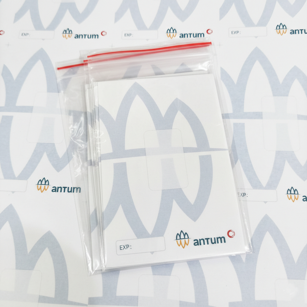 Kertas Kartu untuk Coklat Emas Antum Card Case Milk Choco Gold Plastik