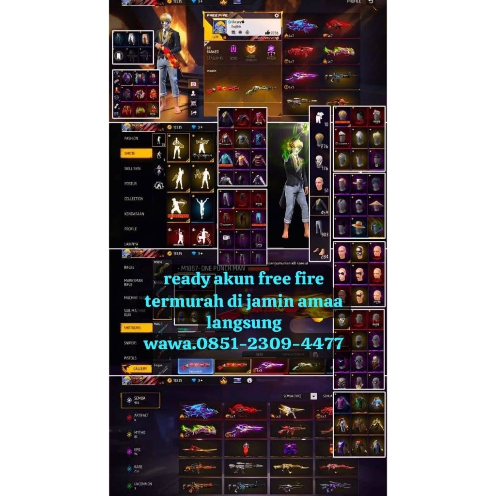 jual akum ff di jamin aman