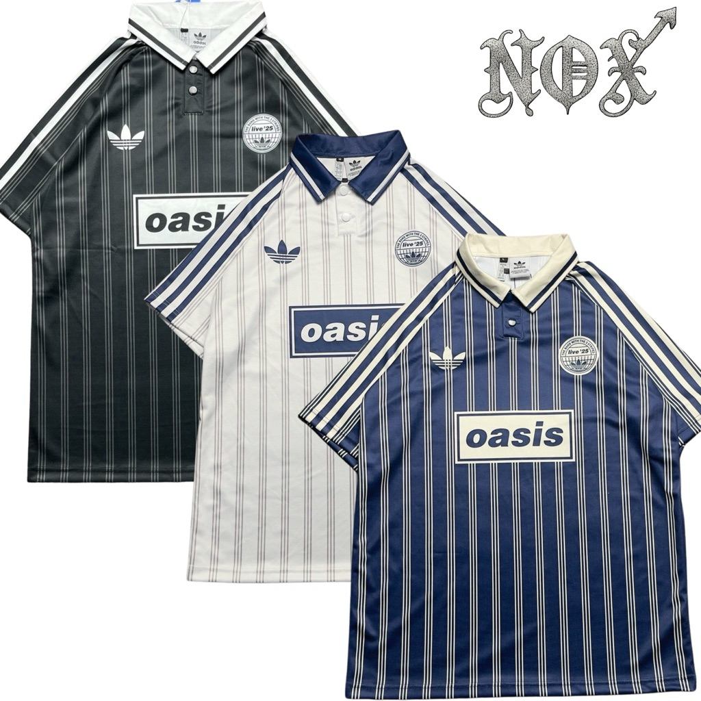 Jersey OASIS LIVE 25 ADIDAS RETRO FOOTBAL Shirt - Kaos bola Vintage Oasis