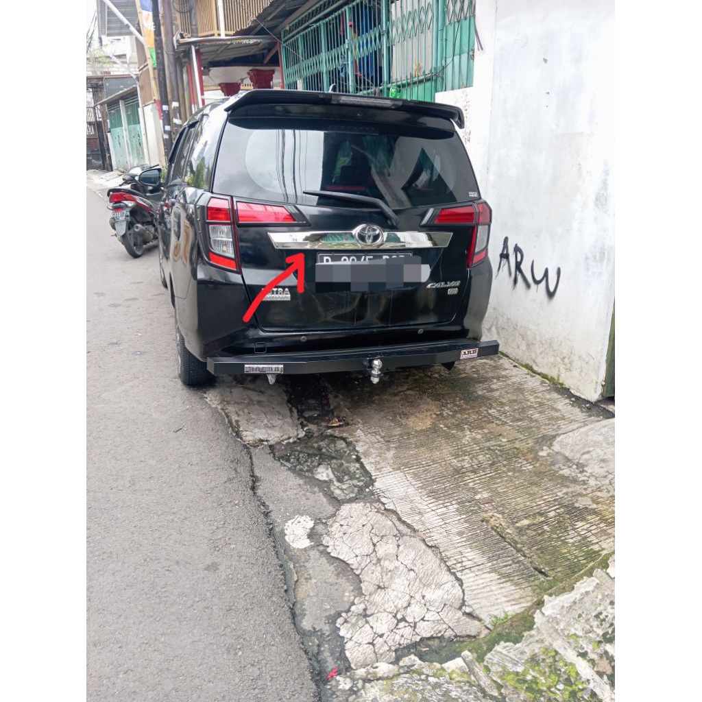 list pintu bagasi belakang mobil calya 2016-2018