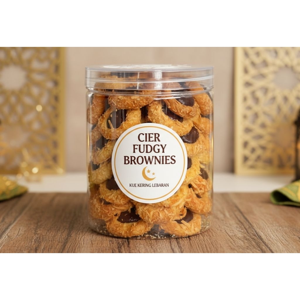 kue kering lebaran thumbprint cookies coklat