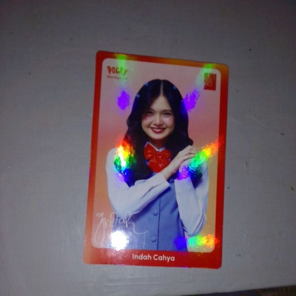 photocard JKT48 Pocky  Indah