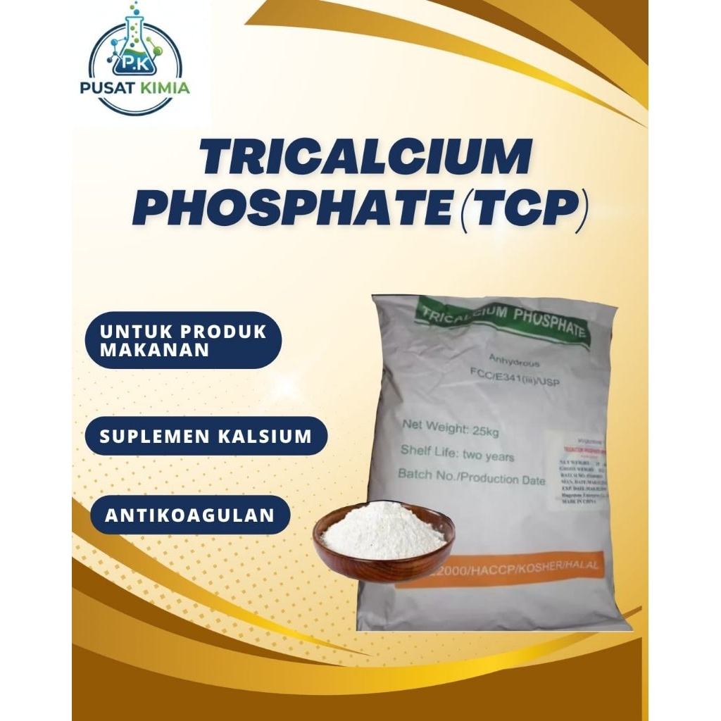 Tricalcium Phosphate TCP Anti Kempal 1kg (repack)
