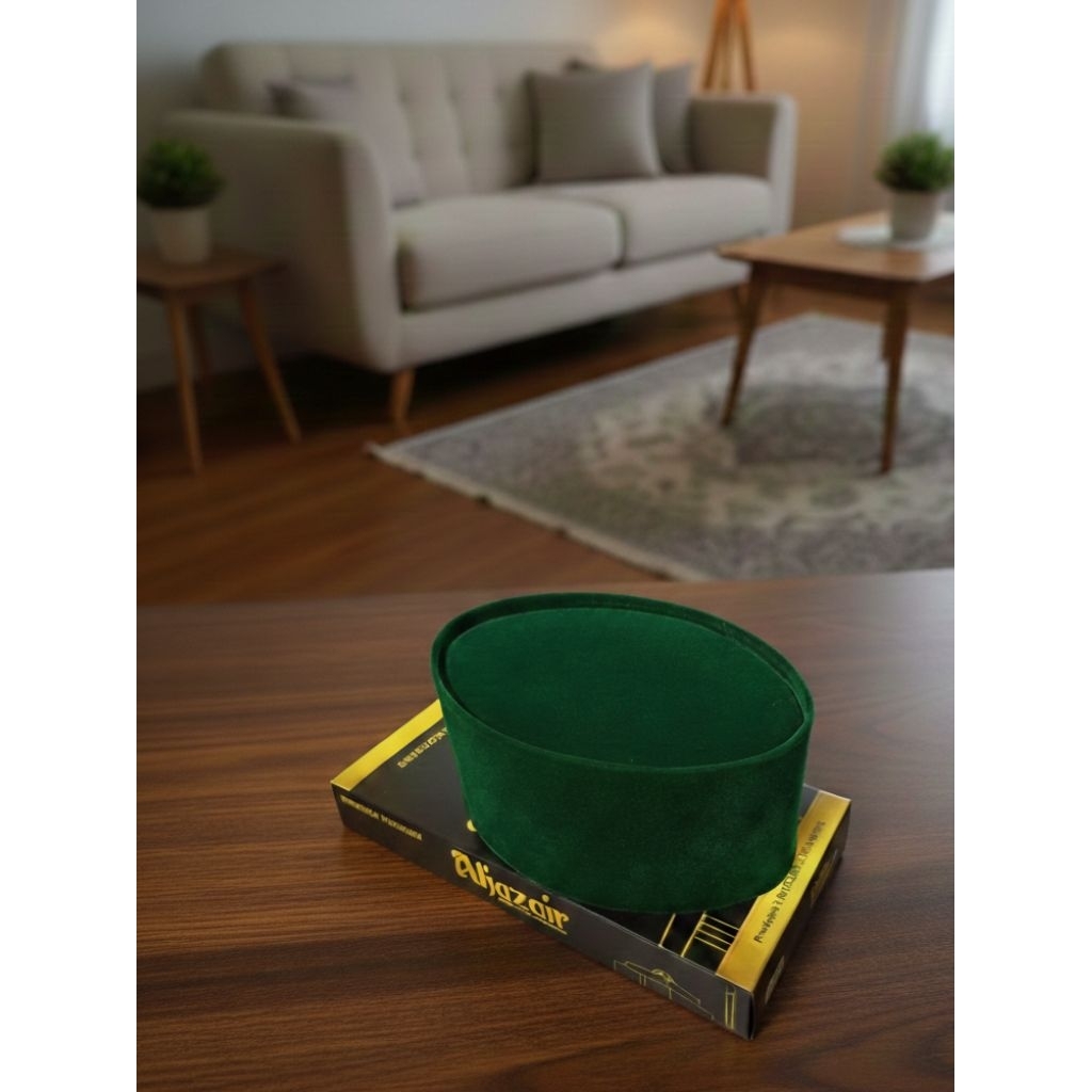 songkok hijau tua,peci hijau nu,peci HIJAU TUA dewasa anak tinggi 9 by aljazair