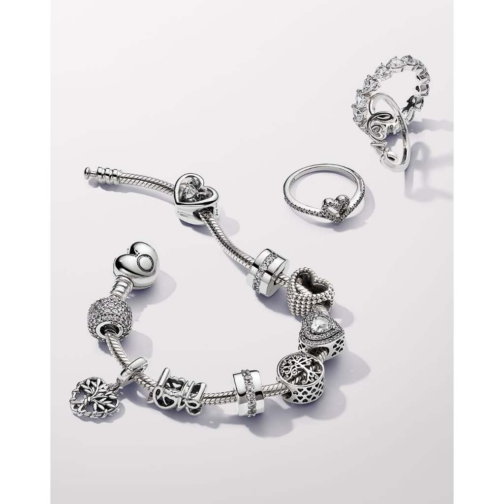 Pandora Original Authentic 100% Silver Charm Moments Liontin Kalung Gelang Perhiasan Perak Branded S