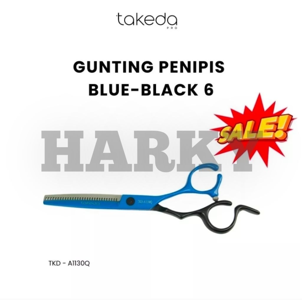 TakedaPro TKD - A1130Q Gunting Penipis Blue Black