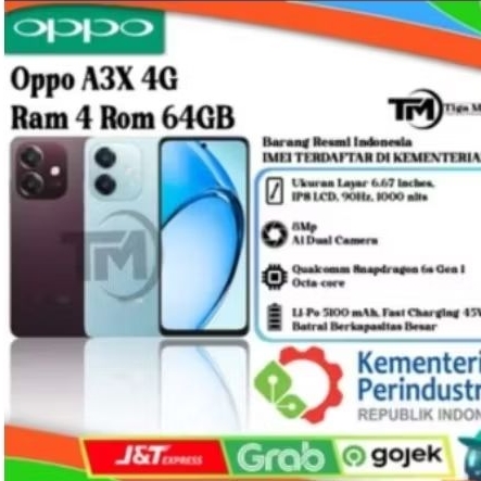 Hp Oppo A18 4gb/128gb