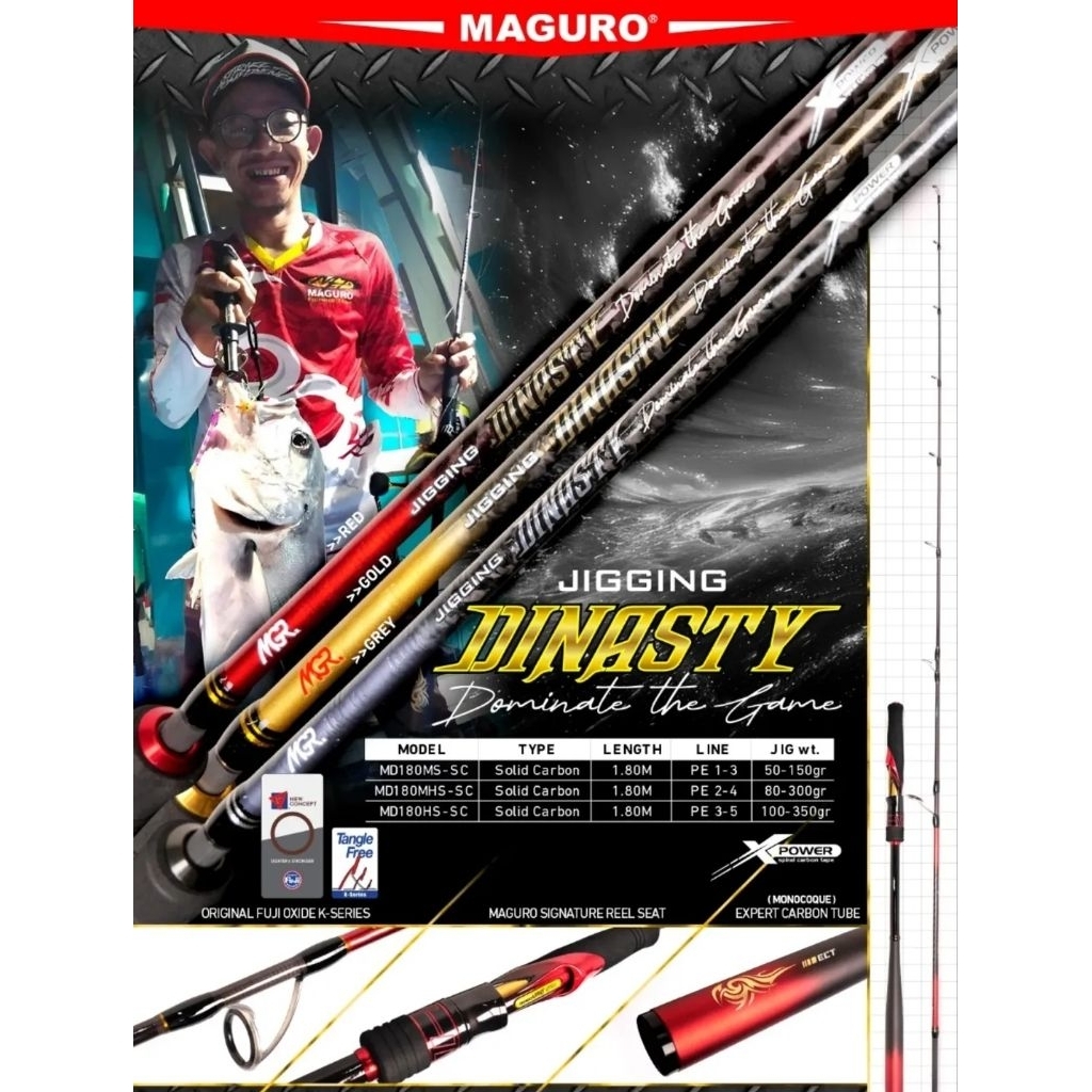 Joran Jigging Maguro Dinasty PE 3 PE 4 PE 5