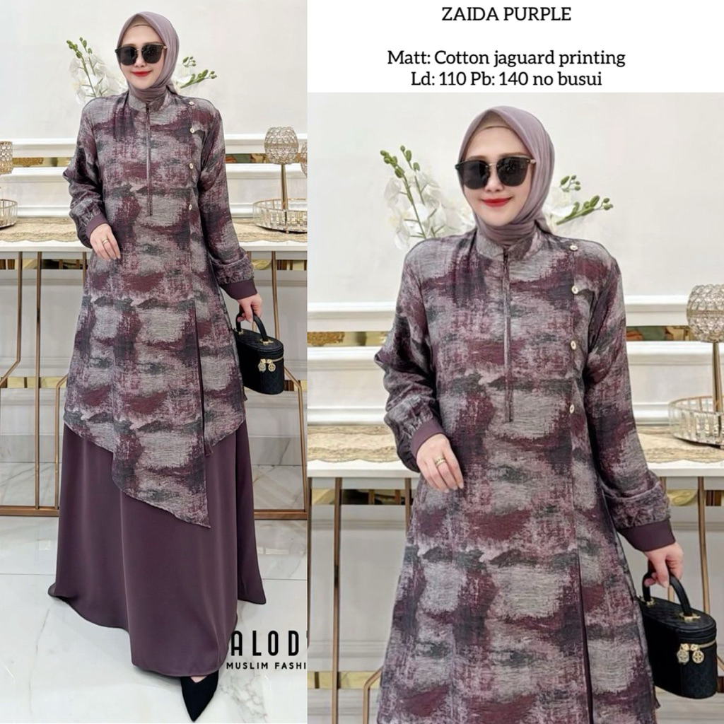 ZAIDA CITRA AUREL DARA ALINA TIRANY DRESS by Alody