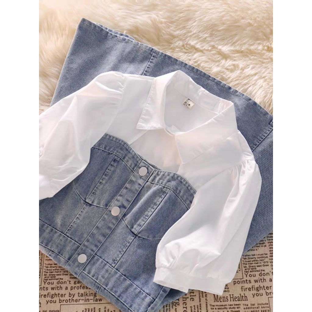 DRESS JEANS IMPORT. DRESS PUTIH JEANS. TERUSAN JEANS. TERUSAN JEANS IMPORT. DRESS JEANS. DRESS PUTIH