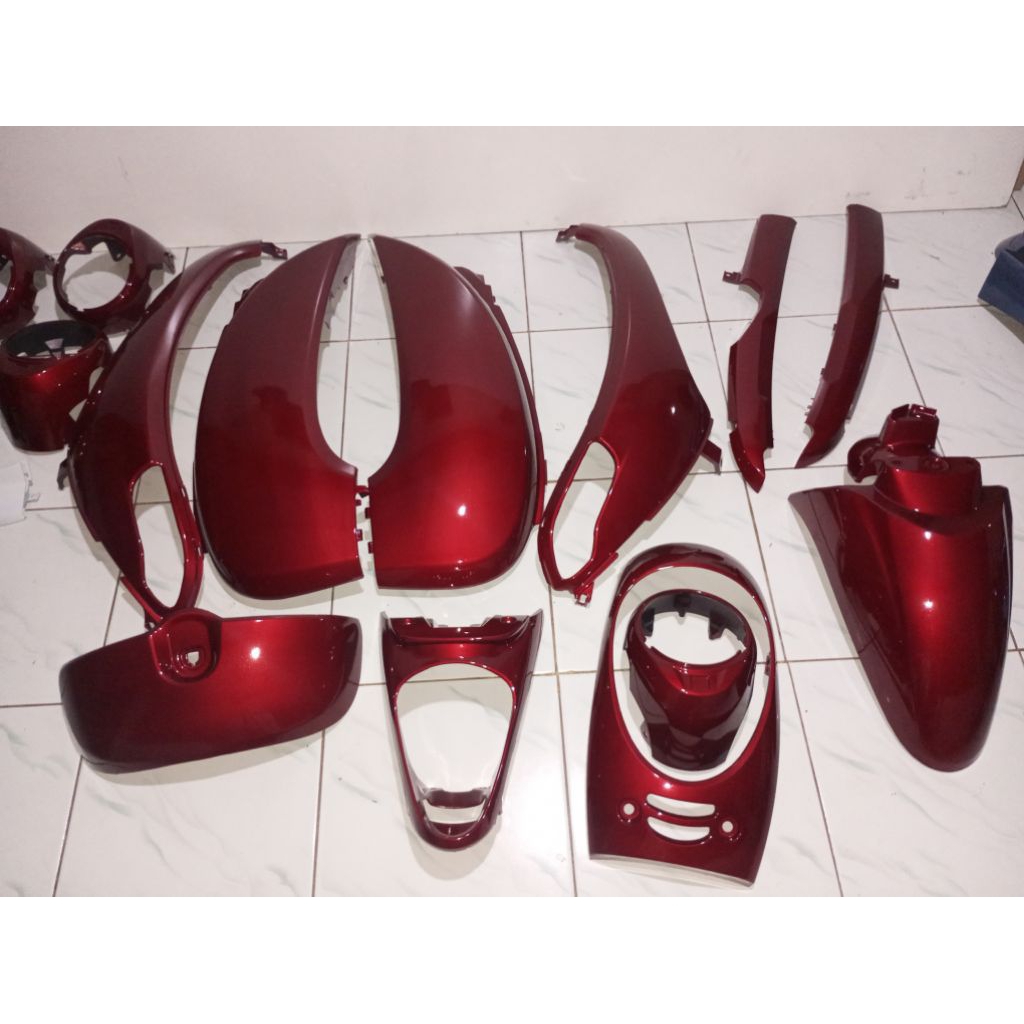 full body halus scoopy fi 2013-2016 merah candy