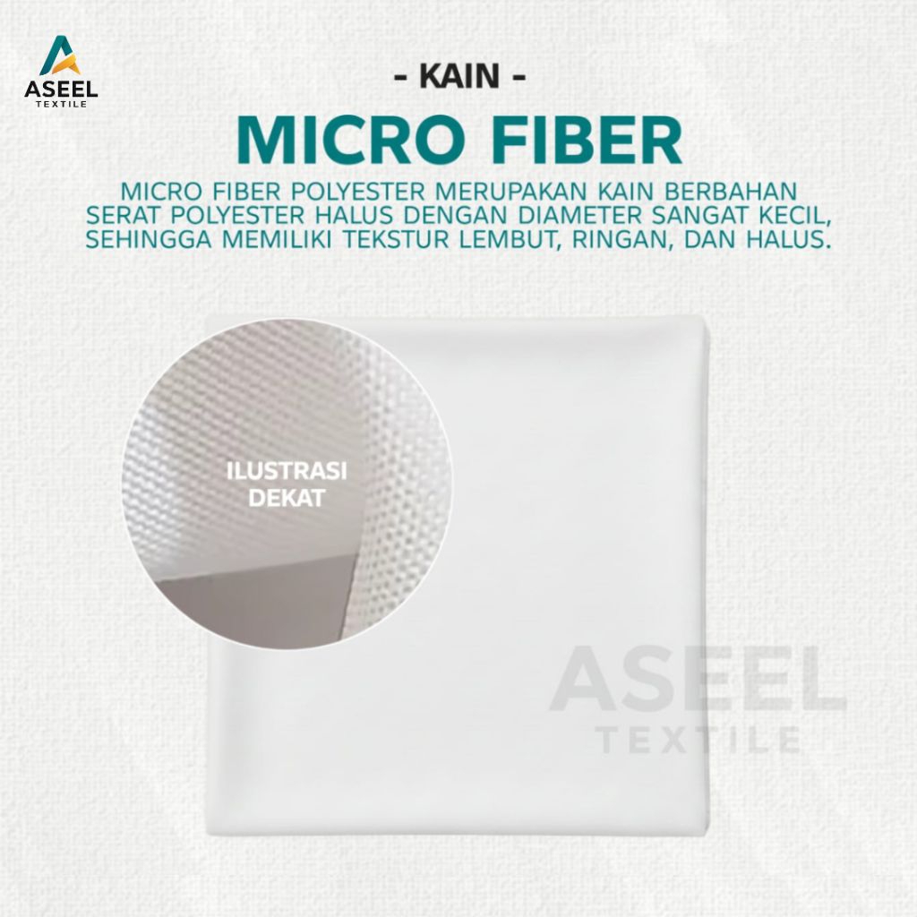 Kain Micro Fiber Polyester | Bahan Jaket, Tas & Fashion Dll