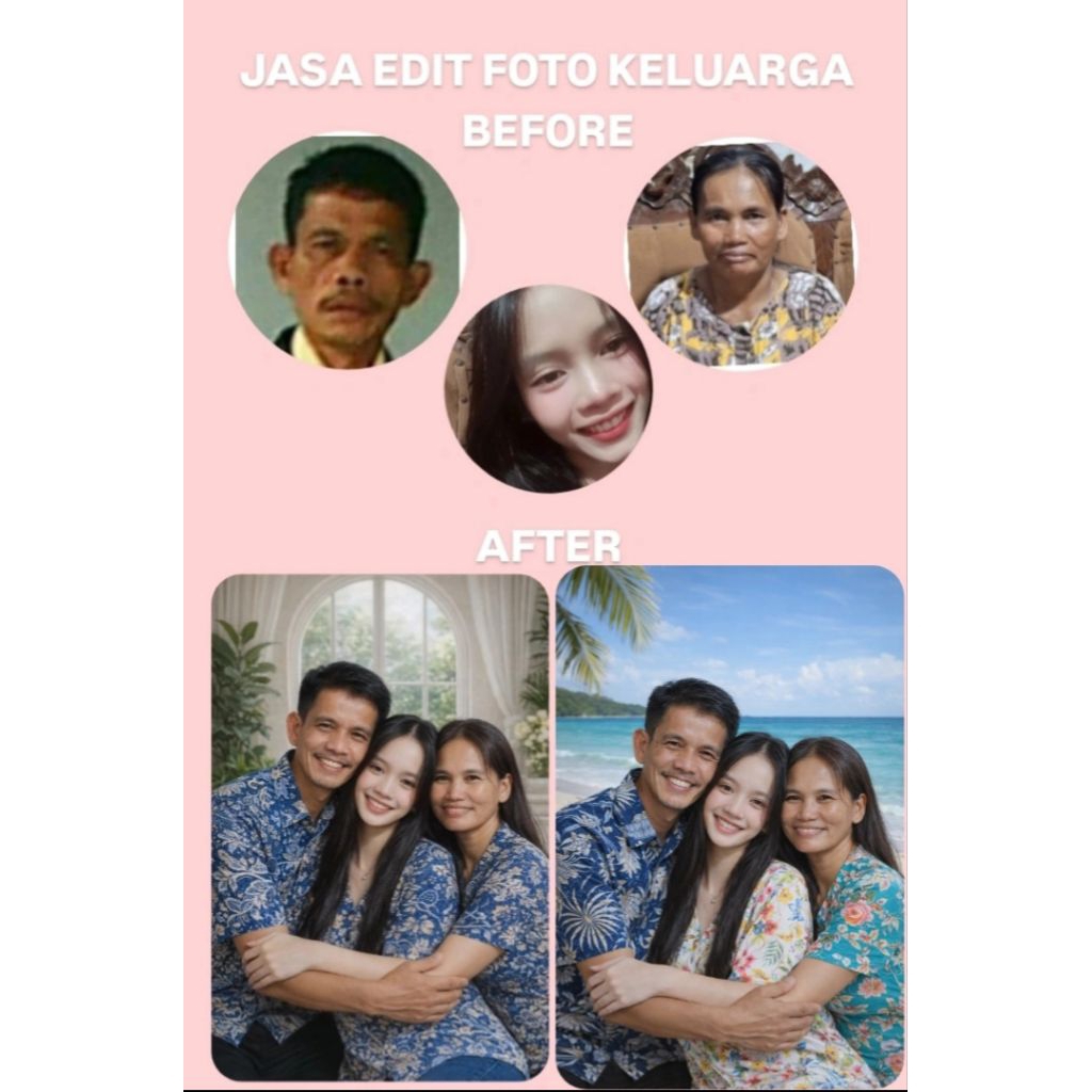 JASA EDIT FOTO KELUARGA