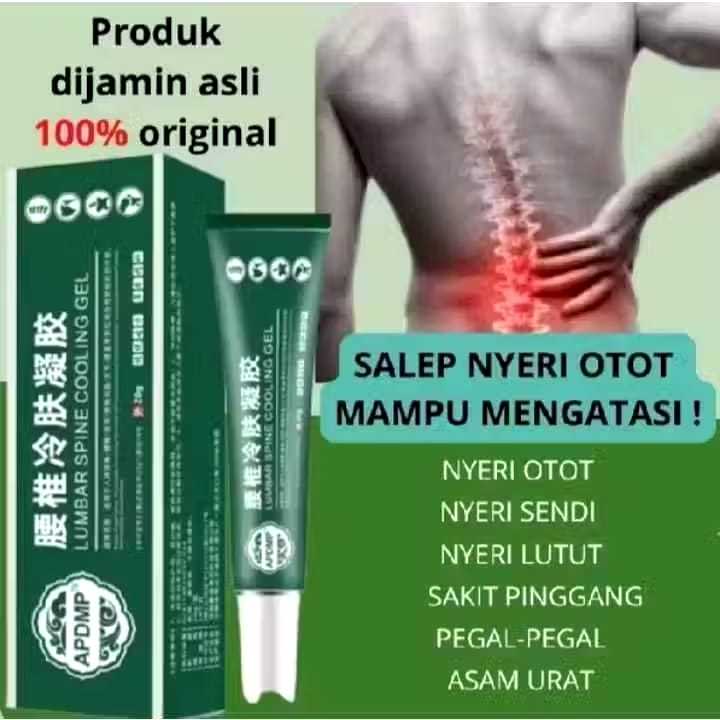 APDMP Salep Lumbar Asli Gel Lumbar Original Lumbar Cold Compress Lumbar Cream Lumbar Spine Cooling G