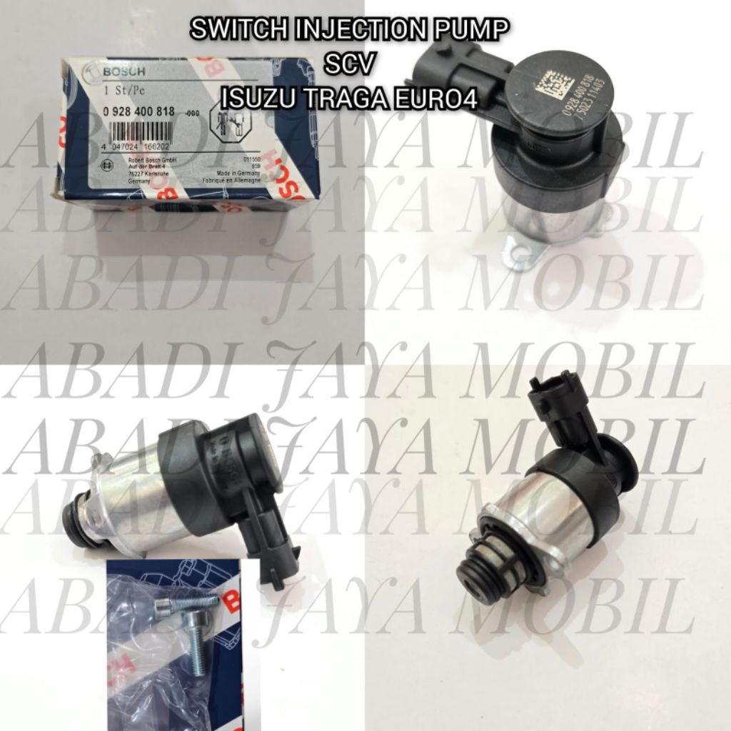 SCV SWITCH BOSCH PUMP BOS PUMP TRAGA EURO 4 EURO4 SWITCH SUPPLY PUMP ISUZU TRAGA EURO4 0 928 400 818