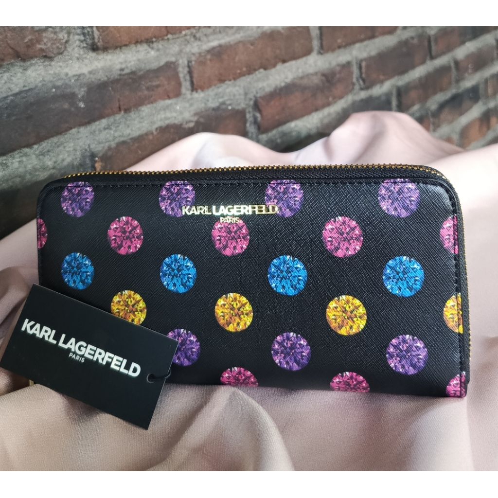 TERMURAH dompet Brand Karl lagerfeld diamond