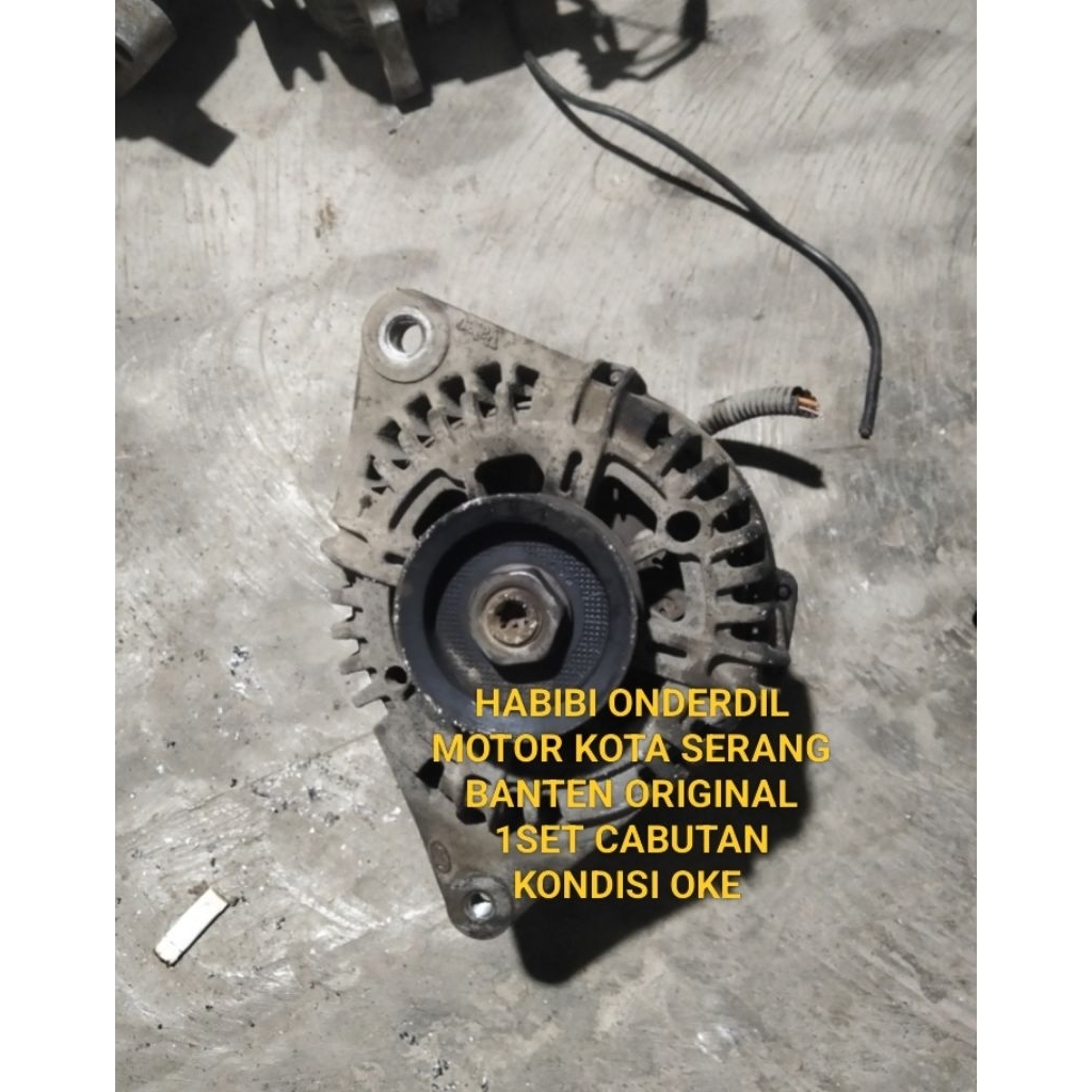DINAMO AMPERE / ALTERNATOR TOYOTA KIJANG KAPSUL 7K ORGINAL CABUTAN