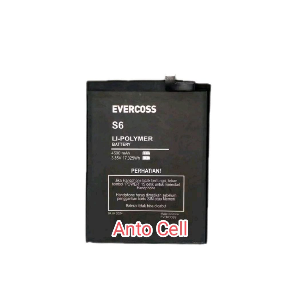 Baterai Evercoss S6 Tera S 6 Tera battery batre batrai batrei hp