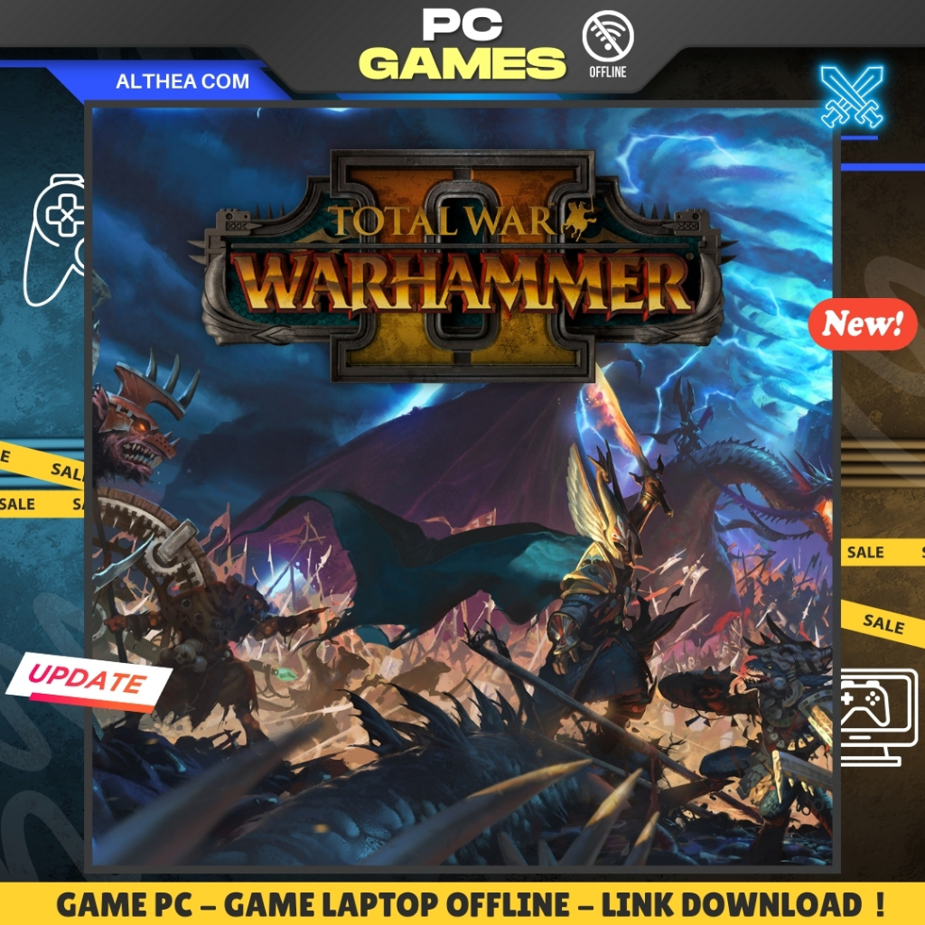 TOTAL WAR WARHAMMER 2 - STRATEGY - GAME PC – GAME LAPTOP - OFFLINE