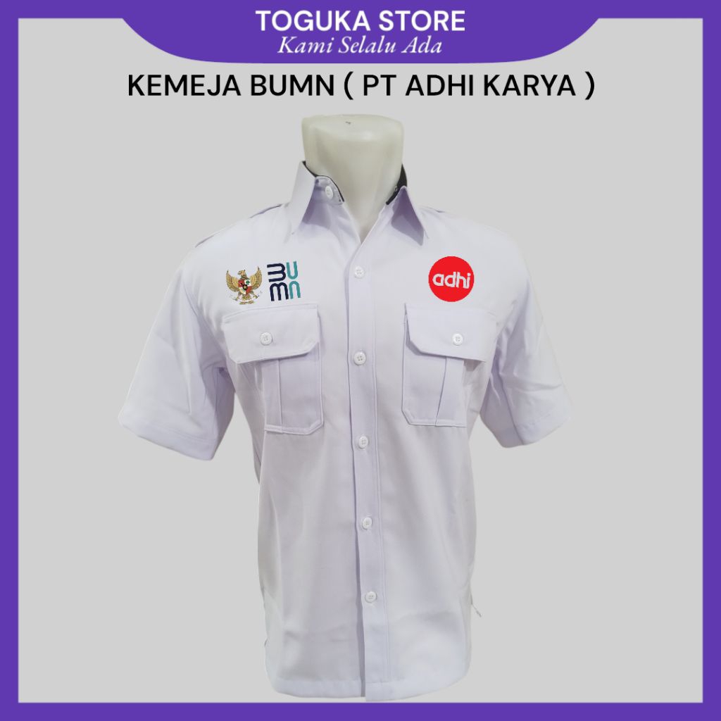 kemeja pendek BUMN ( PT. ADHI KARYA )