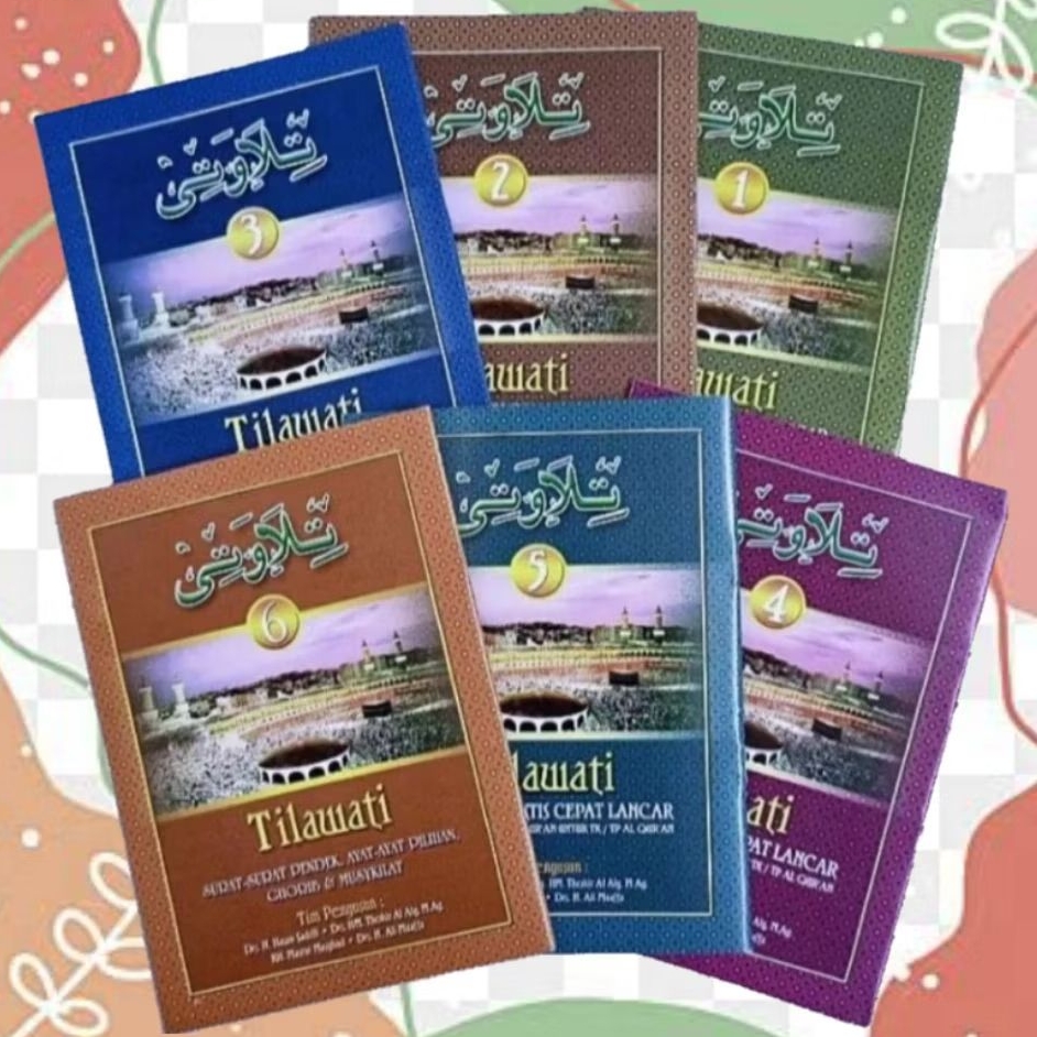Original Tilawati jilid 1 sampai 6 PRETELAN