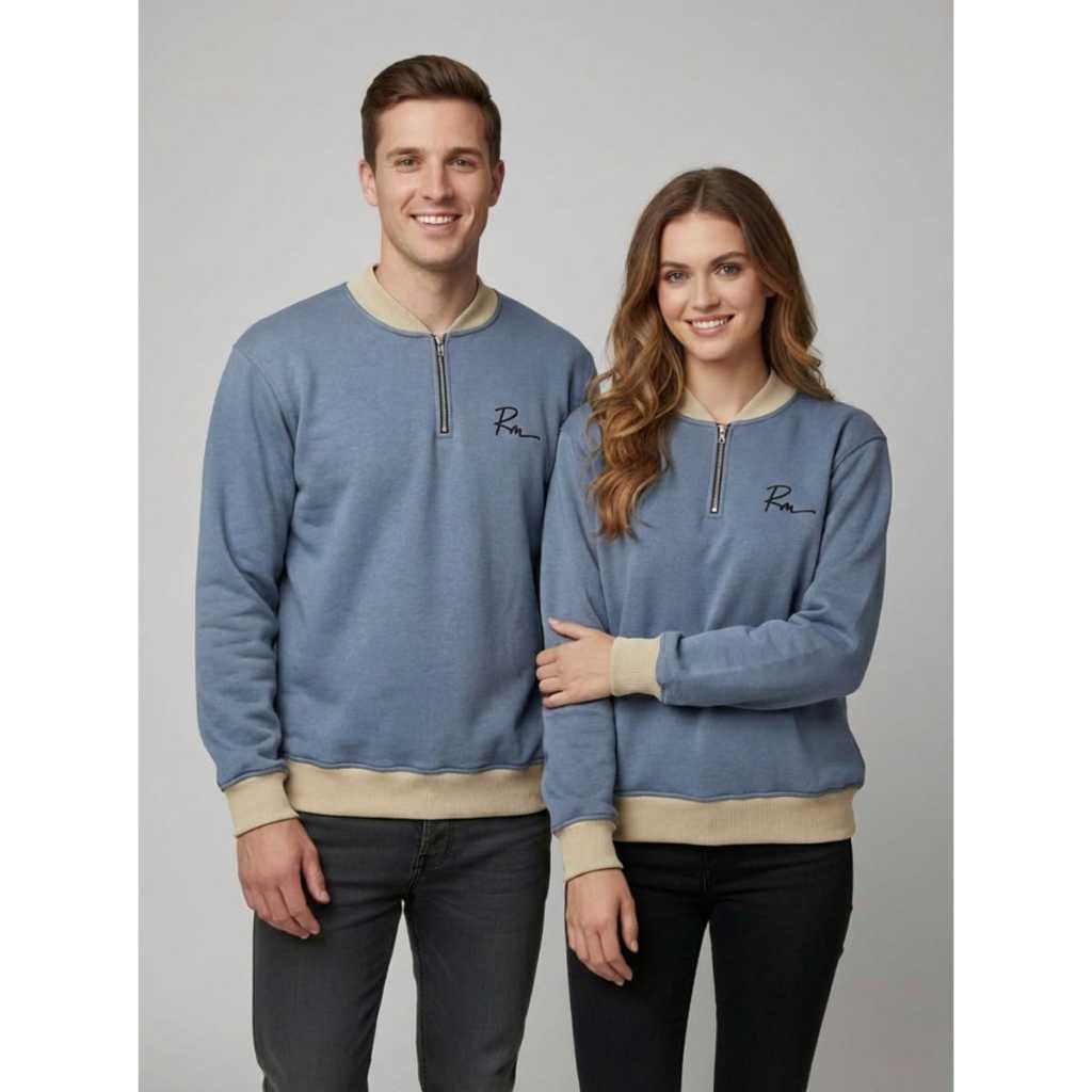 RM - CREWNECK HALF ZIPPER UNISEX